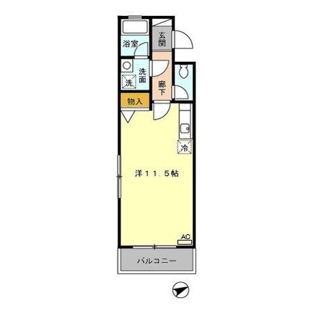 メイプルヒルズの物件間取画像